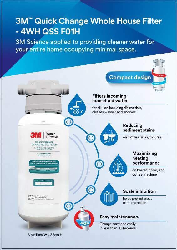 3M 4WH เครื่องกรองน้ำใช้